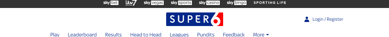 Sky Sports Super 6 screenshot
